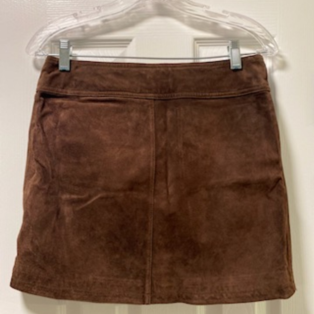 Suede Mini Skirt